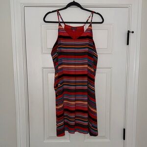 Vince Camuto Multicolor Striped Mini Dress